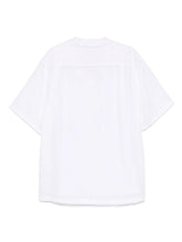 logo-embroidered shirt